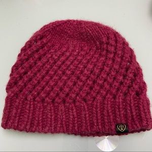 Talula toque red lambswool